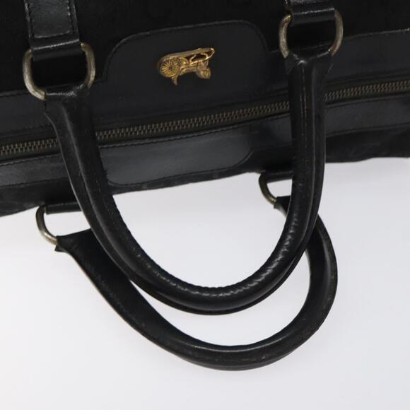CELINE C Sulky Hand Bag Canvas Black - Picture 7 of 12